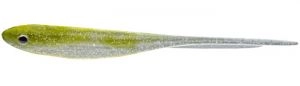 Gumená nástraha K DON S2 Spear Tail 7,5cm Yellow Flitter