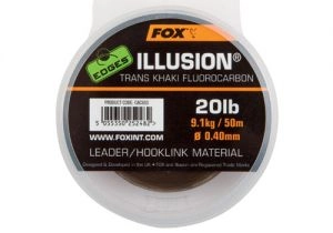 Fluorocarbon Edges Illusion Trans Khaki 0.50mm 50m