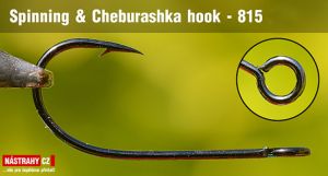 Nastrahy Háčiky Spinning Čeburaška hooks 815