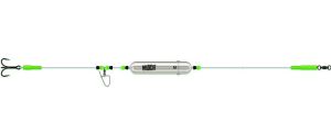 Madcat Montáž Adjustable River Rigs Nose Clip Triple 250cm 1,3mm 3/0 40g