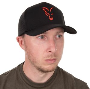 Fox Šiltovka Collection Baseball Cap Black Orange