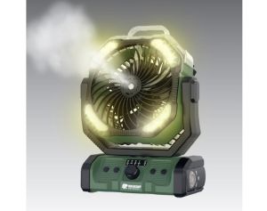 Holdcarp Ventilátor s parou Rechargable DoubleMotor WaterSpray Fan