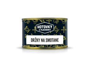 Hotovky z plechovky Jedlo Hotové Držky na smotane 400g