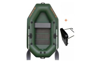 Kolibri Čln K-220 T zelený + lamelová podlaha + držiak motora