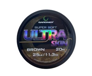 GARDNER Nadväzcová Šnúra Ultra Skin Super Soft Brown