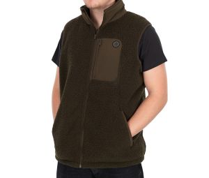Fox Vesta Olive Sherpa Hybrid Gilet