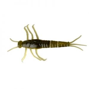 Gumená nástraha 3D PVC Mayfly 5cm 1g Zelená