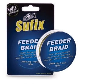 Feeder braid 100/15 lb/0,14 Olive Green