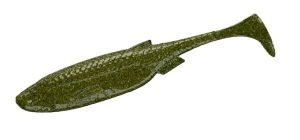 Nástraha Kraken Shad 75mm 8ks Salty Green 029