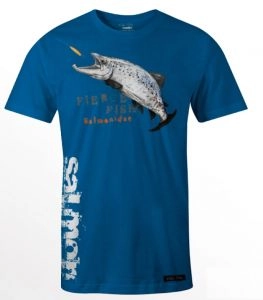 Tričko Hungry Salmon blue XXL