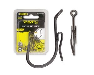 Black Cat Háčiky sumcové s tŕňom Ghost Rig Hook DG Coating 5ks