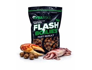 Boilies Flash Crab Squid 1kg 24mm
