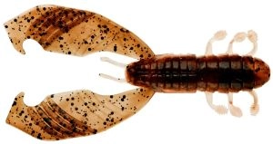 Nástraha Boogie Craw Vib 9cm 4ks Lightning Brown