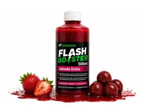 Booster Flash 500ml Jahoda Extra