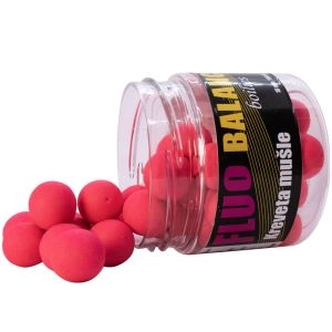 Boilies Balanced Fluo 16mm 150ml Kreveta Mušľa