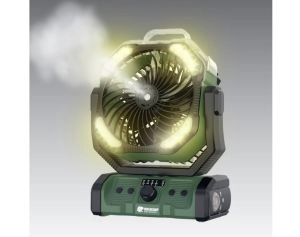 Holdcarp Ventilátor s parou Rechargable DoubleMotor WaterSpray Fan
