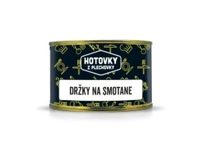 Hotovky z plechovky Jedlo Hotové Držky na smotane 400g