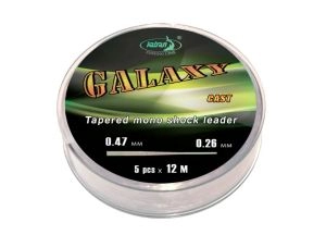 Katran Šokový Vlasec Galaxy Cast Tapered Leader 10x12m
