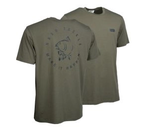 Tričko Make It Happen T-Shirt Carp Logo Green veľ.XL