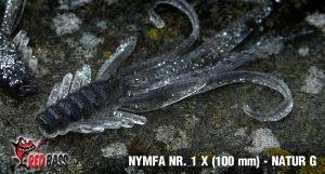 Nymfy RedBass XL 100mm Tmavá Natur G 5ks