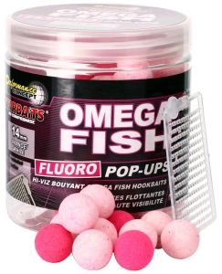 Pop Up Boilies Omega Fish Fluo 14mm 80g