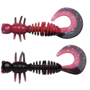 Nástraha Powerbait Curly 55mm 10ks Salmon Egg Red Black