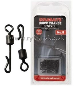 Starbaits Obratlík Quick Change veľ.8 10ks