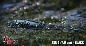 Gumená nástraha Smáčik SSR3 7,8cm 1,8g čierna