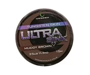 GARDNER Nadväzcová Šnúra Ultra Sink Tungsten Muddy Brown