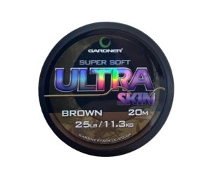 GARDNER Nadväzcová Šnúra Ultra Skin Super Soft Brown