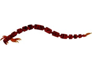 Nástraha Bloodteez Worm 7,5cm 6ks Bloodworm