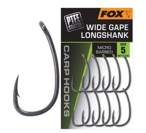 Fox Háčiky Wide Gape Long Shank 10ks