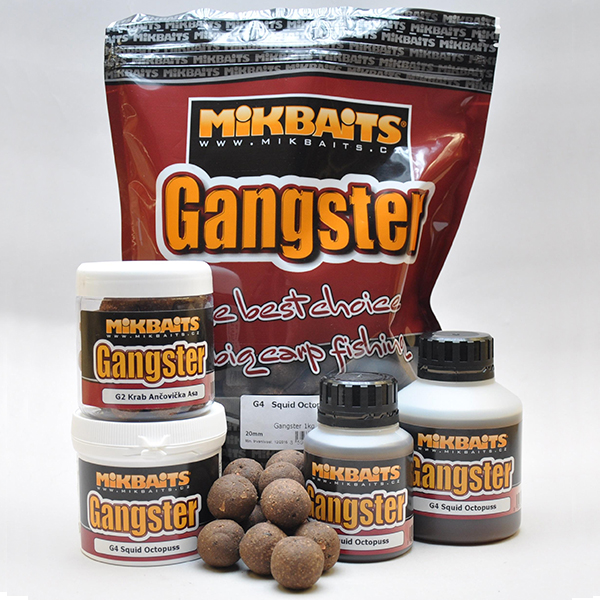 Mikbaits Boilies Gangster G2 Krab/Ančovička/Asa 24mm 900g