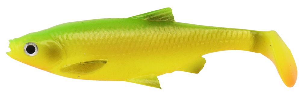 Savage Gear Gumená nástraha 3D LB Roach Paddle Tail Firetiger 7,5cm 4ks