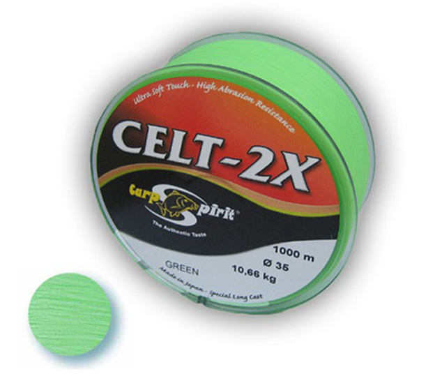 Carp Spirit Vlasec Celt-2x Mymetik Green 1600m 0.26mm
