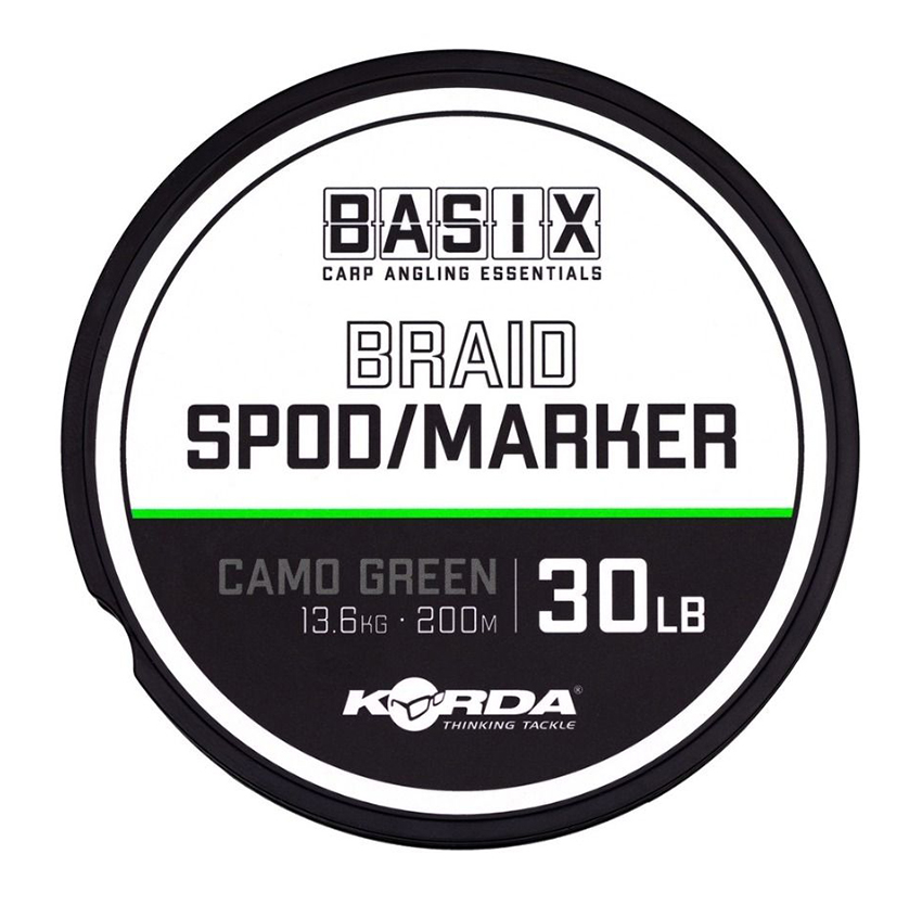 Korda Šnúra Basix Spod/ Marker Braid 200m 30lb