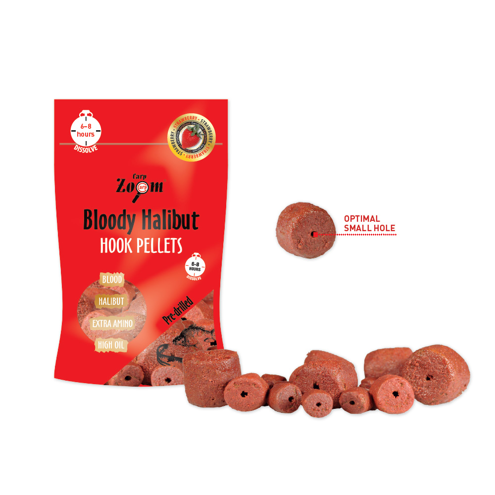 Carp Zoom Pelety Strawberry halibut pellets 20mm 150g