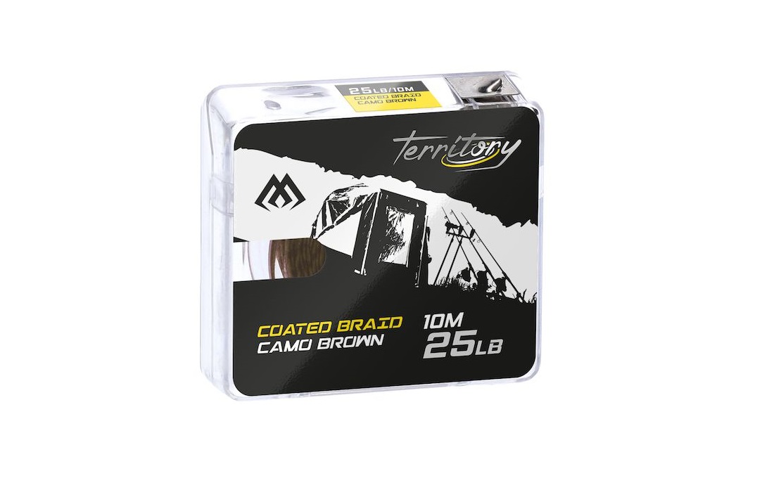 Mikado Šnúrka stužená Coated Braid 10m Camo Hnedá 35lb
