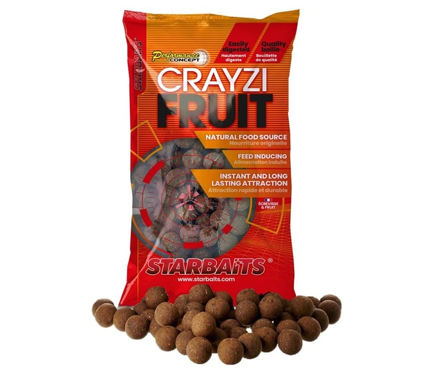 Starbaits Boilies Crayzi Fruit 20mm 800g