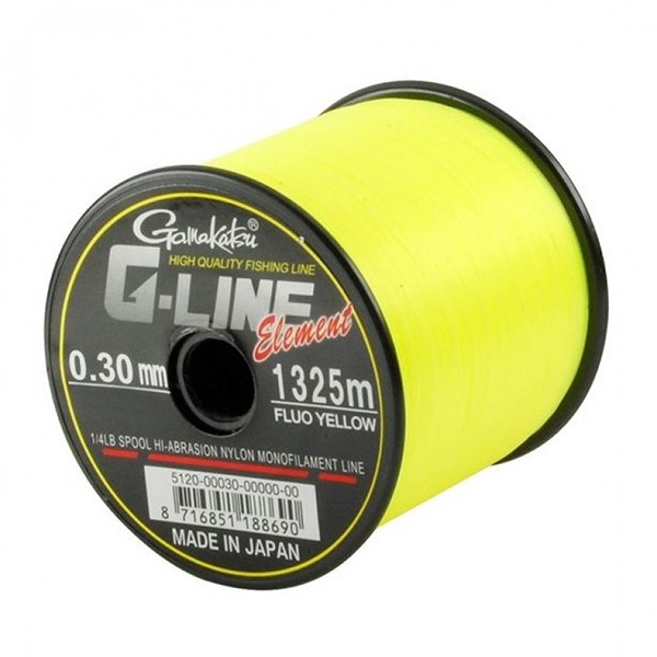 Gamakatsu Vlasec G-Line Element F-Žltá 0,26mm 1820m