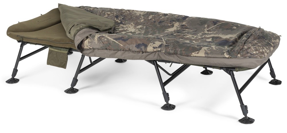 NASH Lehátko So Spacákom Indulgence HD40 Sleep System Camo Wide
