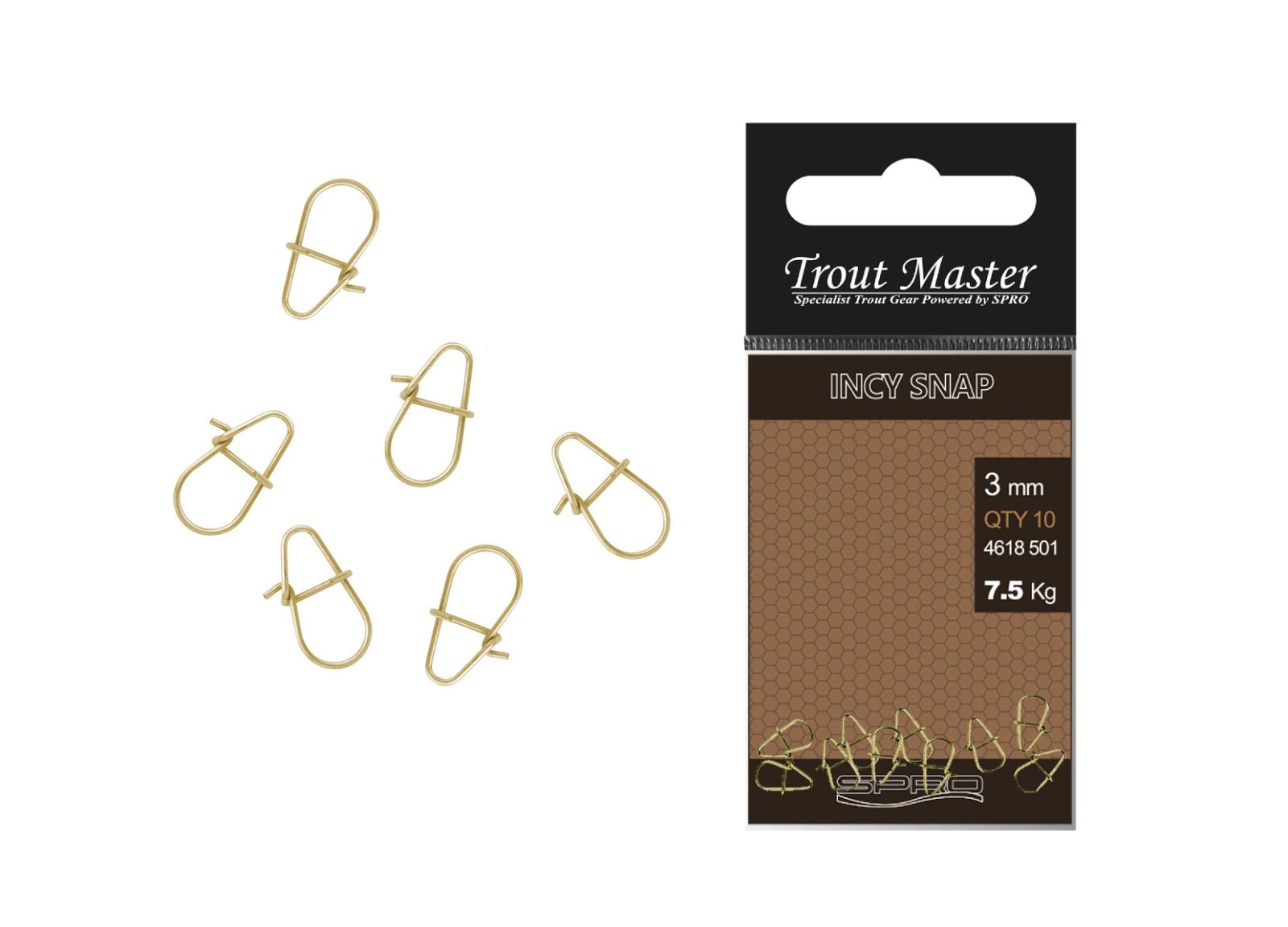 Spro Karabínka Trout Master Incy Snap 4,5mm