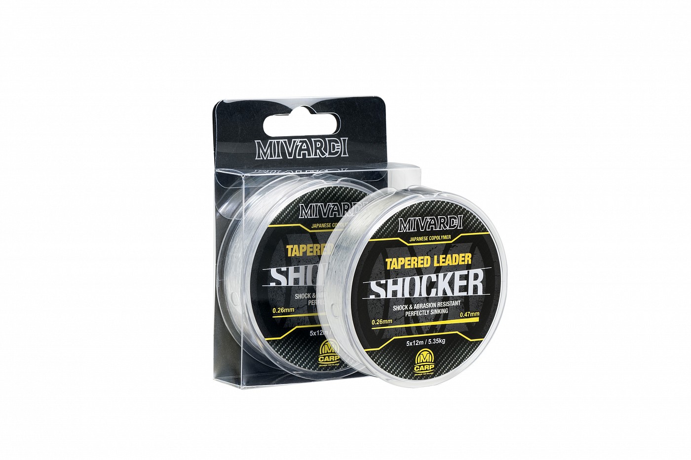 Mivardi Šokový Vlasec Shocker Tapered Leader 0.26-0.47mm