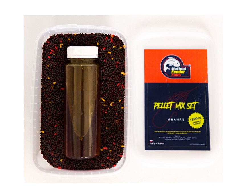 Method Feeder Fans Pellet Mix Set 500g + booster Cesnak