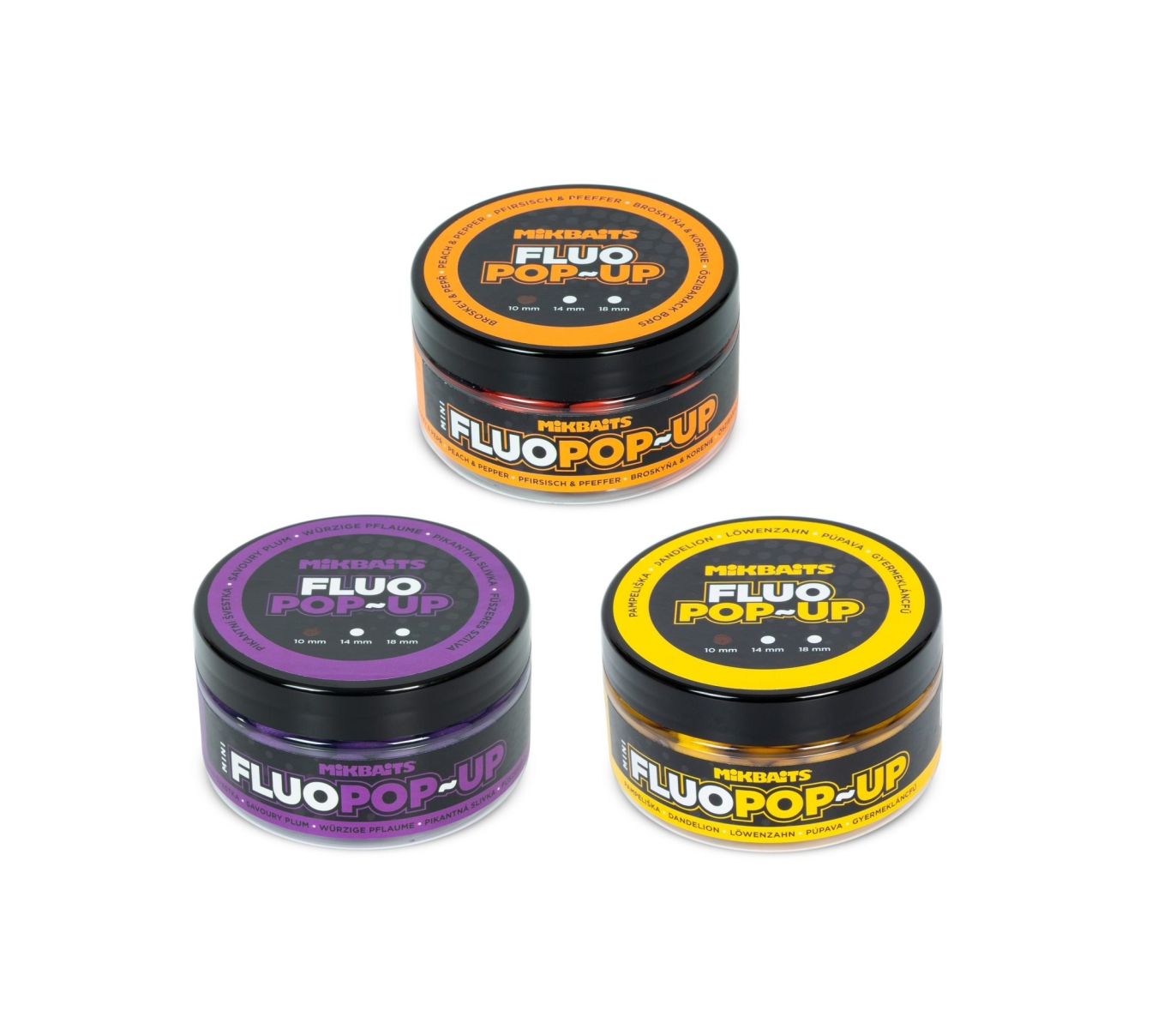 Mikbaits Fluo Pop Up 10mm 100ml Krill