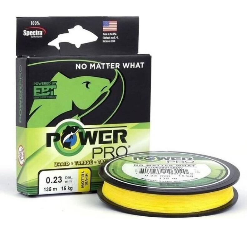 Power Pro Šnúra Moss Yellow 135m 0,10mm