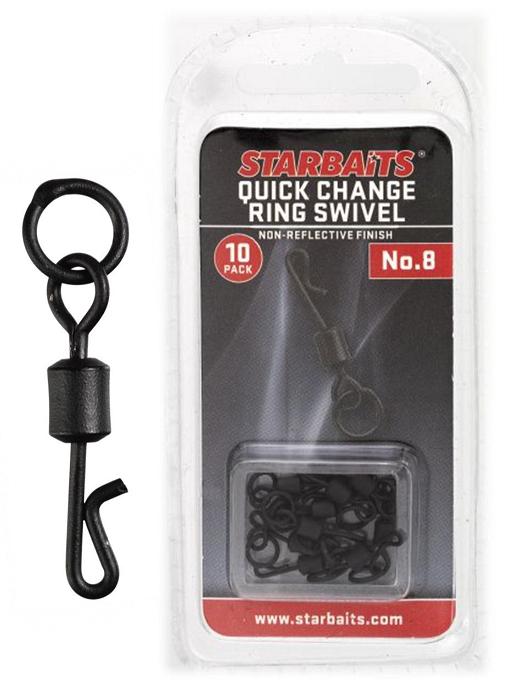 Starbaits Obratlík s krúžkom Quick Change veľ. 8