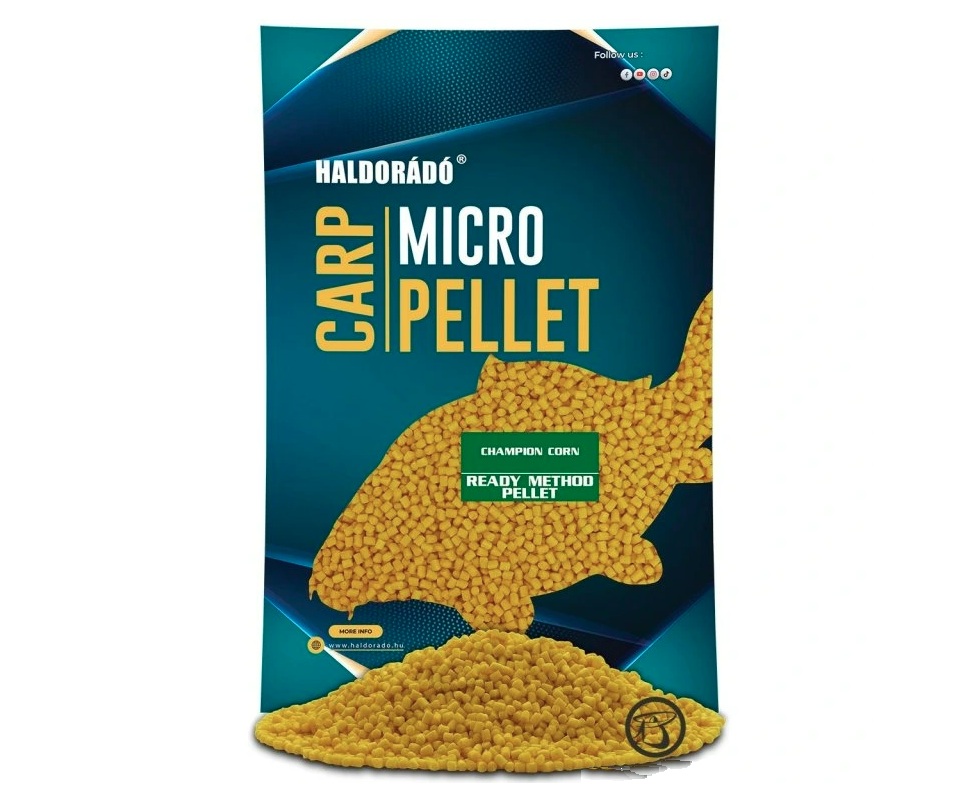Haldorado Pelety Ready Method Pellet 600g Champion Corn