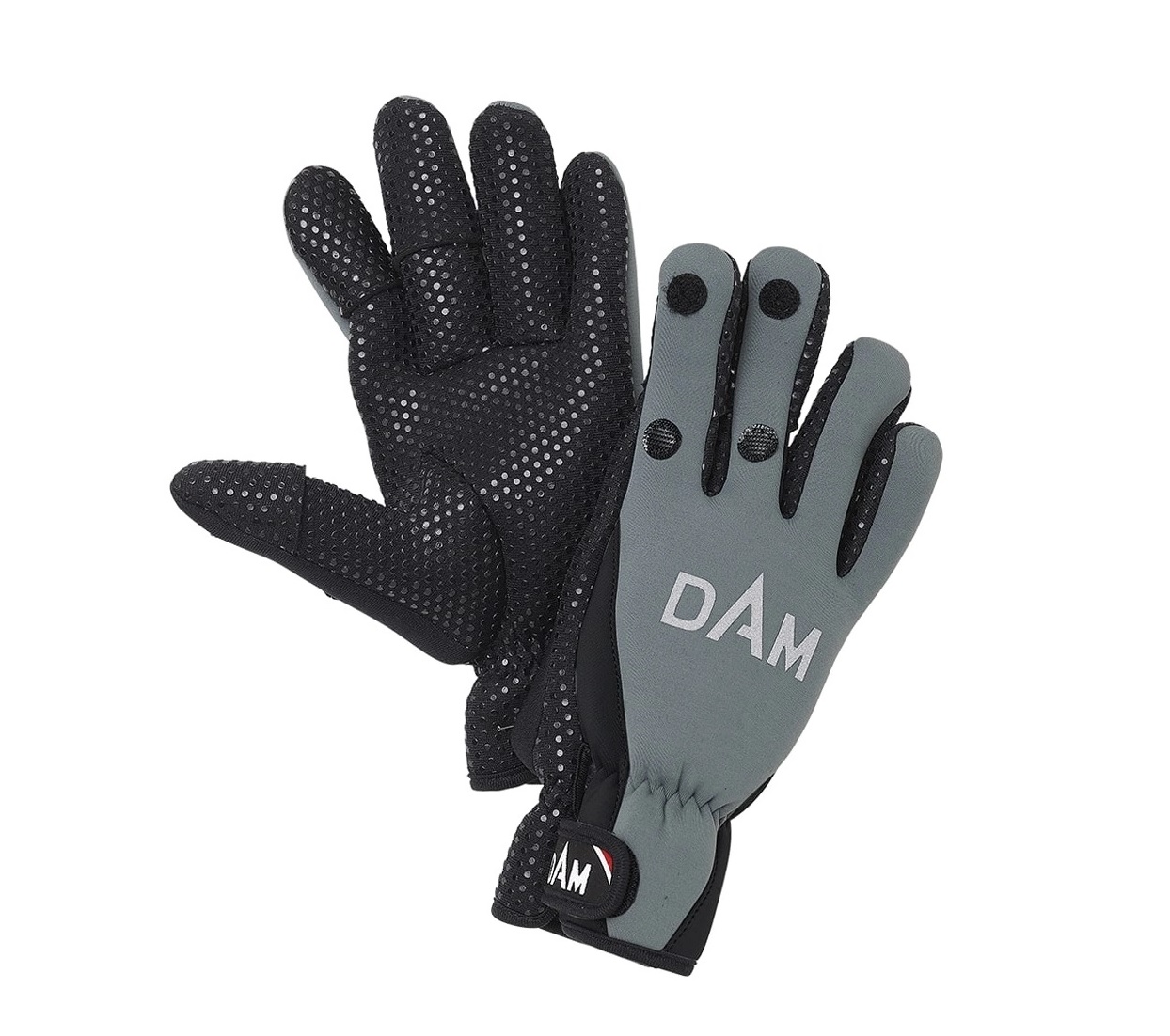 DAM Rukavice Neoprene Fighter Glove Black/Grey veľ.M