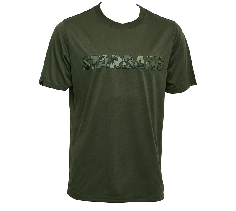 Starbaits Tričko Green Camo veľ.XXL
